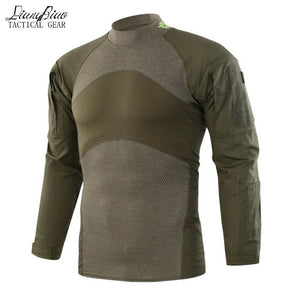 Men Long Sleeve Tactical T-shirt