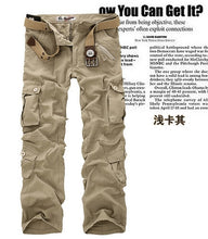 Load image into Gallery viewer, men cargo pants