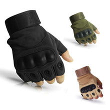 Load image into Gallery viewer, Tactical Hard Knuckle Half finger