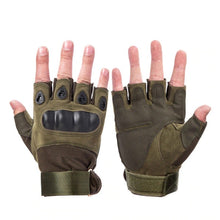 Load image into Gallery viewer, Tactical Hard Knuckle Half finger