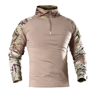 Airsoft Long Sleeve T shirt Cotton Army