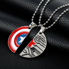 Load image into Gallery viewer, Soldier Captain America Necklace