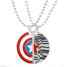 Load image into Gallery viewer, Soldier Captain America Necklace