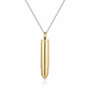 Men Necklace Bullet